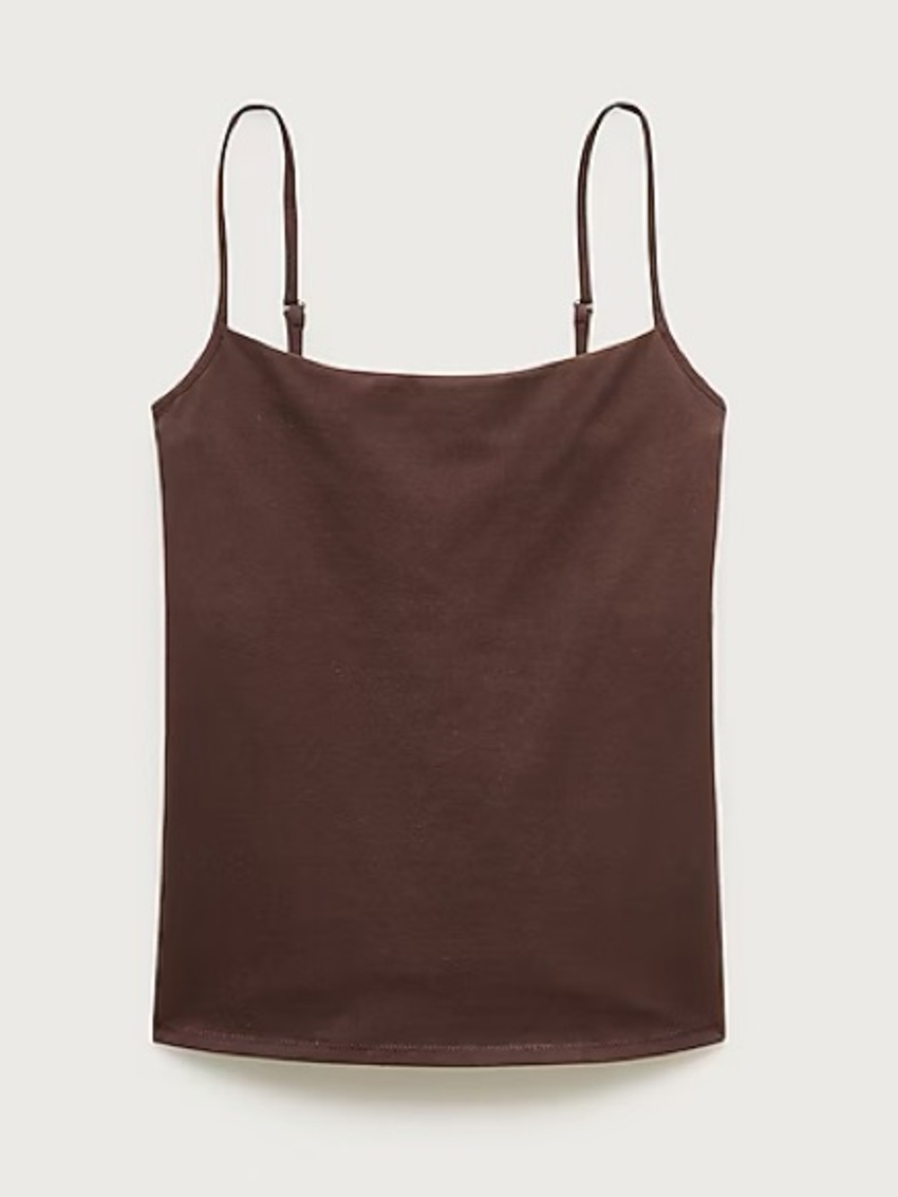J Crew Stretch cotton shelf-bra tank top